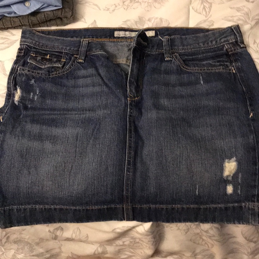 Denim skirt